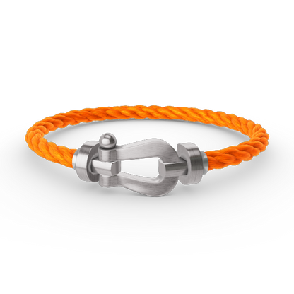 [OAKJURI Jewelry]FORCE LARGE HORSESHOE NO DIAMOND BRACELET SILVER