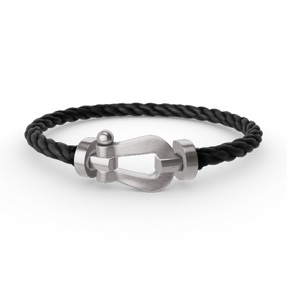 [OAKJURI Jewelry]FORCE LARGE HORSESHOE NO DIAMOND BRACELET SILVER