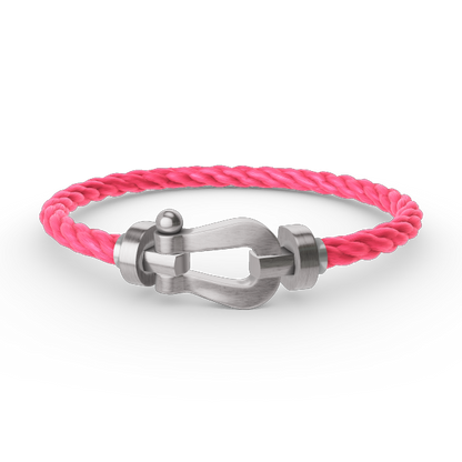 [OAKJURI Jewelry]FORCE LARGE HORSESHOE NO DIAMOND BRACELET SILVER