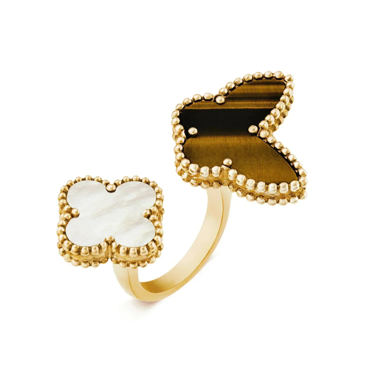 [OAKJURI Jewelry]LUCKY BETWEEN THE FINGER RING